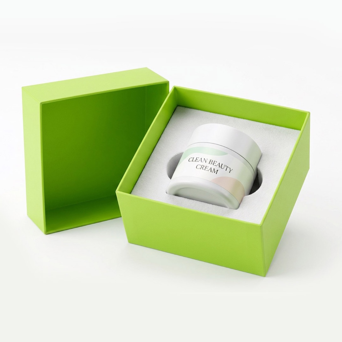 Clean Beauty Cream — крышка-дно с поролоновым ложементом под баночку крема