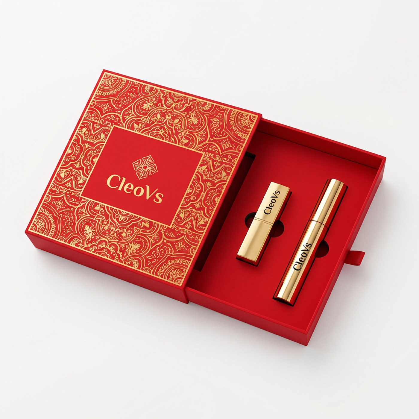 Упаковка для косметики на заказ — кашированные коробки с тиснением