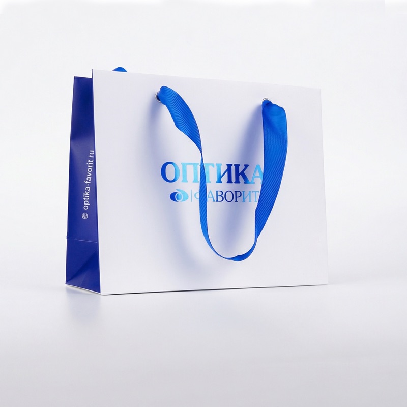 Оптика Фаворит — белый пакет, вид сбоку