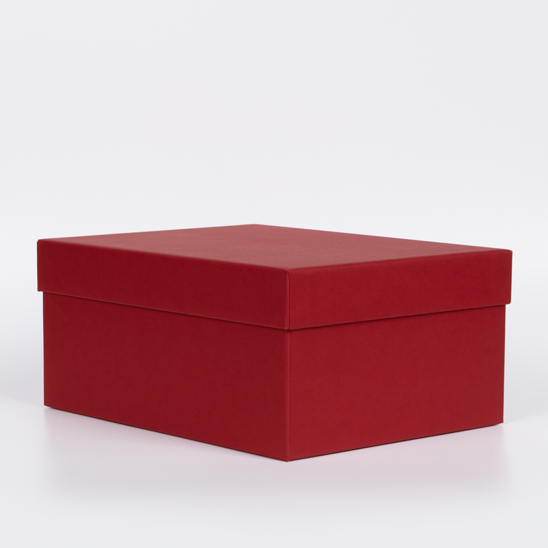 Бордовая подарочная коробка