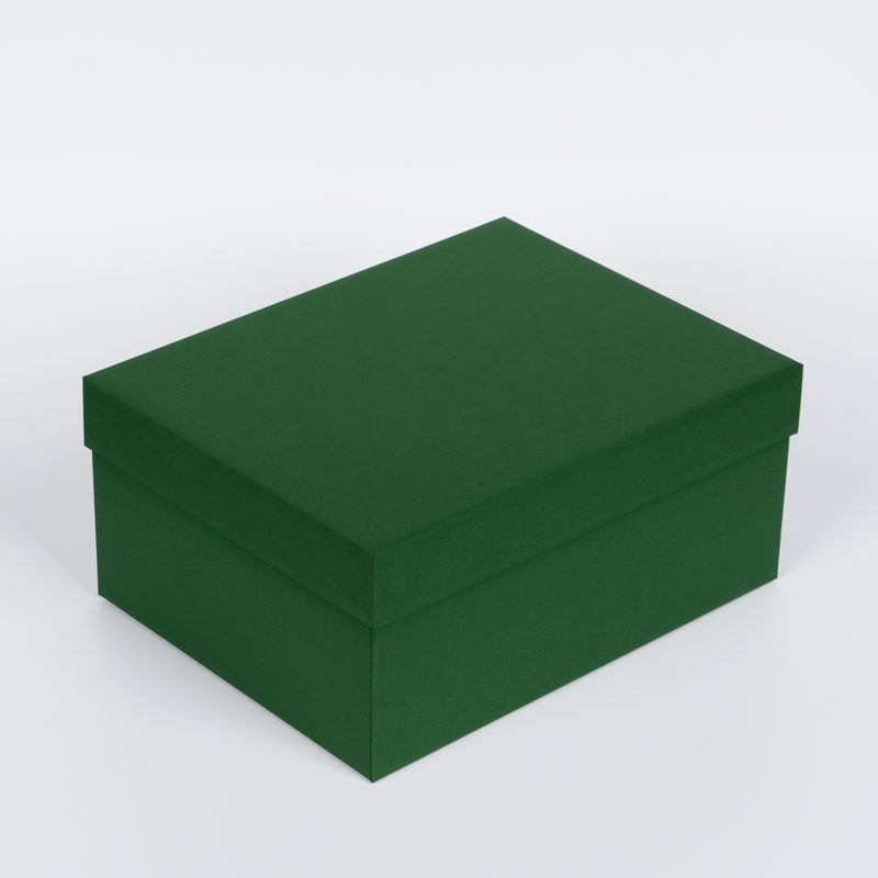 Зелёная подарочная коробка