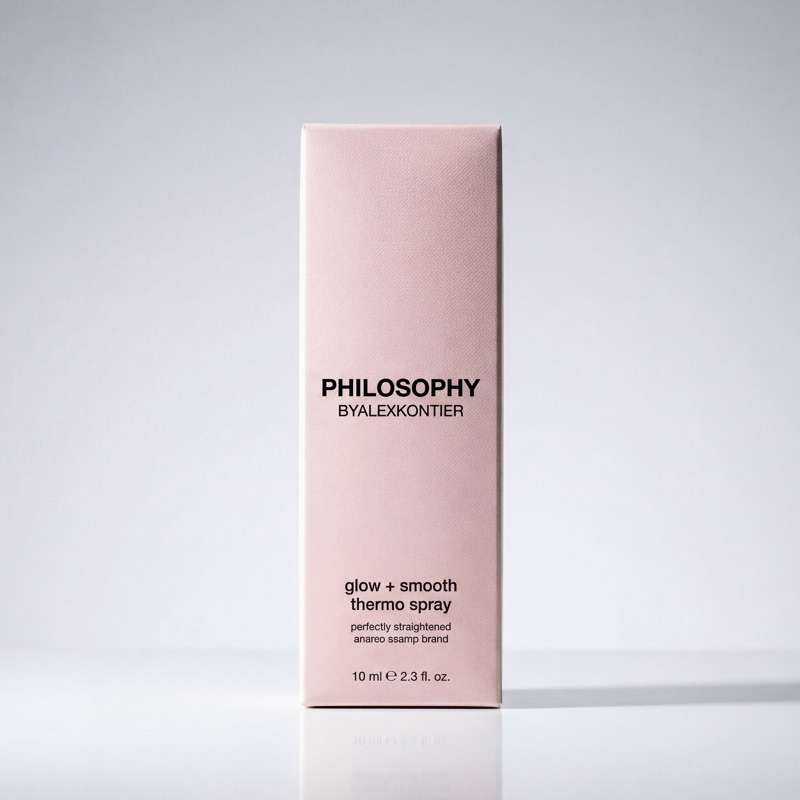 Philosophy ByAlexKontier — розовая коробка Glow Smooth Thermo Spray