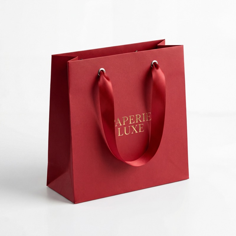 Сборка бумажных пакетов в типографии